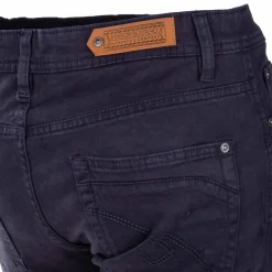 BLAGGIO Bermuda coton stretch 5 poches Valley Homme BLEU FONCE New