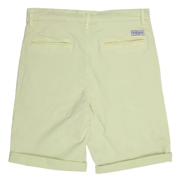 DEELUXE 74 Bermuda couleur unie avec corde avec ourlets Homme VERT CLAIR Online