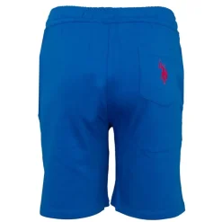 US POLO Bermuda de sport coton grand logo Homme BLEU ROI Sale