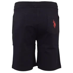 US POLO Bermuda de sport coton grand logo Homme NOIR Sale