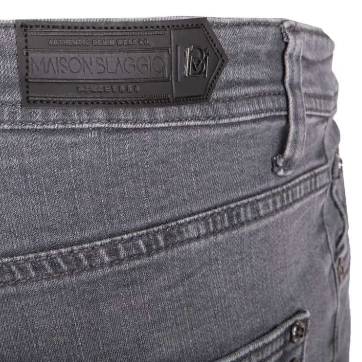 BLAGGIO Bermuda denim vella Homme GRIS Hot