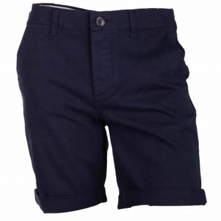 JACK & JONES Bermuda droit coton stretch Homme BLEU FONCE Clearance