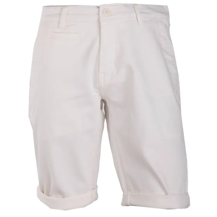 PANAME BROTHERS Bermuda en toile élastiqué Homme BLANC Sale