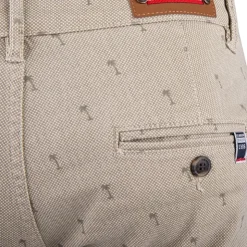 BLAGGIO Bermuda imprimé 98% coton vadim Homme BEIGE Outlet