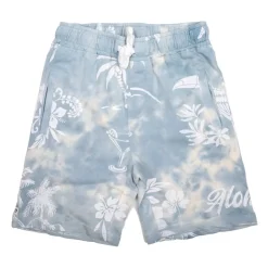 DEELUXE 74 Bermuda imprimé tropical Garçon Enfant BLEU CLAIR Outlet