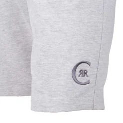 CERRUTI Bermuda jogging logo brodé collosale Homme GRIS CLAIR Online