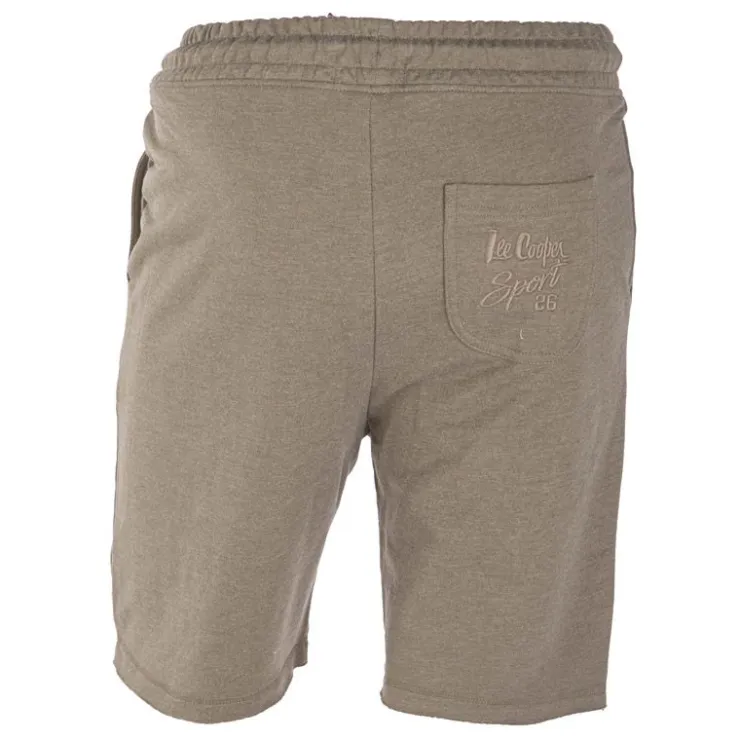 LEE COOPER Bermuda jogging logo brodé Homme KAKI Sale