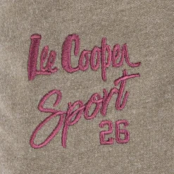 LEE COOPER Bermuda jogging logo brodé Homme KAKI Sale