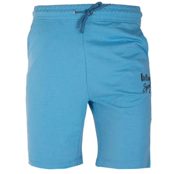 LEE COOPER Bermuda jogging logo brodé Homme TURQUOISE Sale