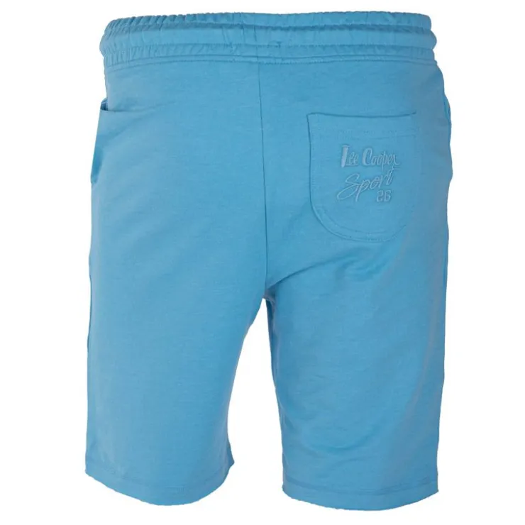 LEE COOPER Bermuda jogging logo brodé Homme TURQUOISE Sale
