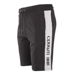 CERRUTI Bermuda malonno avec bande latérale Homme NOIR Outlet