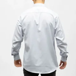 BILL TORNADE Bill00 chemise coton poly blanc - sergÉ Homme BLEU CLAIR