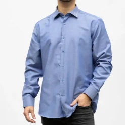 BILL TORNADE Bill00 chemise coton poly azur - milleraies Homme BLEU Hot