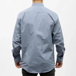 BILL TORNADE Bill00 chemise coton poly royal - vichy Homme BLEU Online