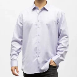 BILL TORNADE Bill00 chemise coton poly bleu ciel - losange Homme VIOLET CLAIR Online