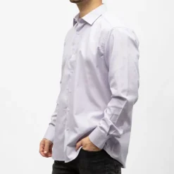 BILL TORNADE Bill00 chemise coton poly vichy / rose Homme VIOLET Sale