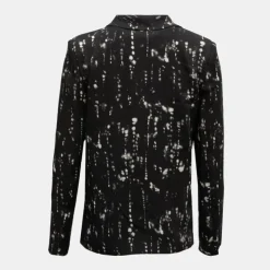 PLEASE Blazer imprimé col à revers Femme NOIR Clearance