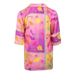 HOLLY AND JOEY Blouse à motif manches 3/4 Femme MULTICOLORE Clearance