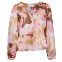 LA PETITE ETOILE Blouse col V romance Batia imprimé Femme MULTICOLORE Outlet