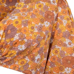 ANTIK BATIK Blouse crop marty à fleurs Femme ORANGE