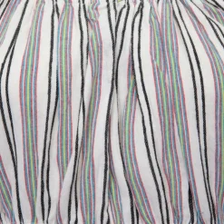 ANTIK BATIK Blouse juliette à rayures épaules dénudées coton Femme BLANC ECRU Sale