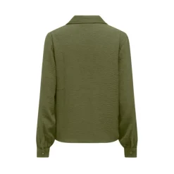 JDY Blouse légère Divya col V à revers Femme KAKI Best