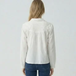 LES TROPEZIENNES PAR M.BELARBI Blouse maar Femme BLANC