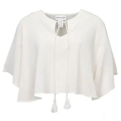 ANTIK BATIK Blouse mini kaftan lilou à nouer Femme BLANC ECRU Sale