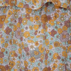 ANTIK BATIK Blouse épaule dénudée marty avec grand volant Femme BLEU Outlet