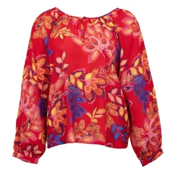LA PETITE ETOILE Blouse berra Femme ROUGE Hot
