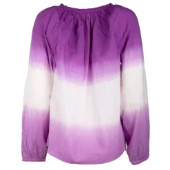 LA PETITE ETOILE Blouse tie and dye te en coton nicolira Femme VIOLET Best