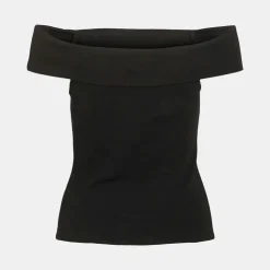 VILA Blouses kani black épaules dénudées Femme NOIR Hot