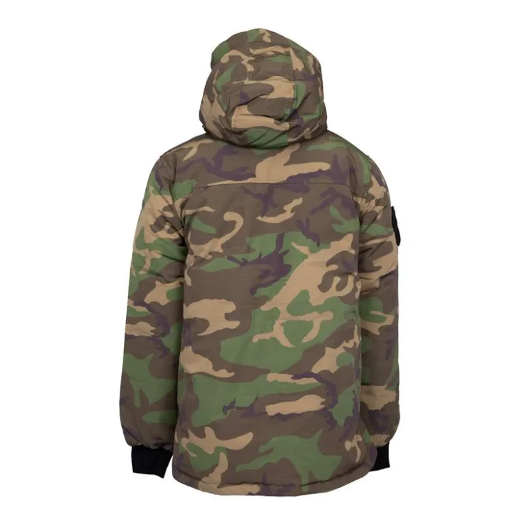 THE NEW DESIGNERS Blouson à capuche army Homme KAKI Sale
