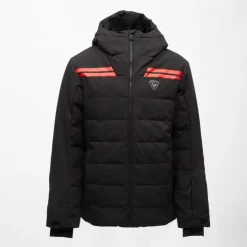 ROSSIGNOL Blouson de ski à capuche avec bandes Homme NOIR Online