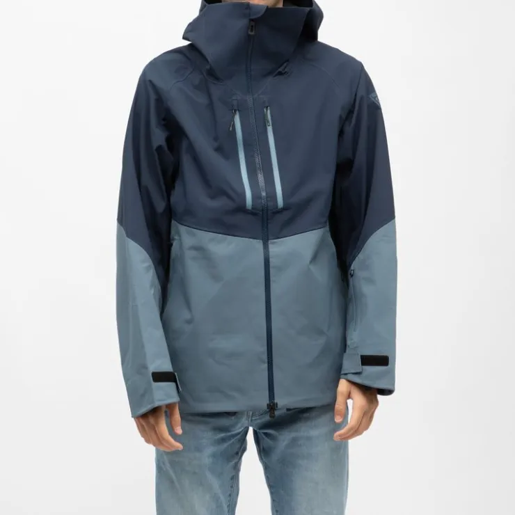 ROSSIGNOL Blouson déperlant à capuche Homme BLEU FONCE Discount
