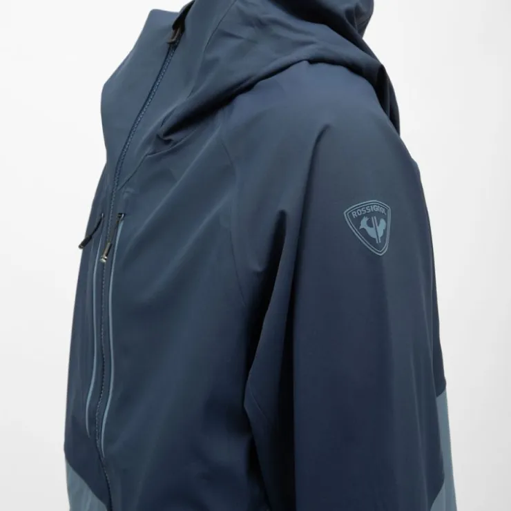 ROSSIGNOL Blouson déperlant à capuche Homme BLEU FONCE Discount