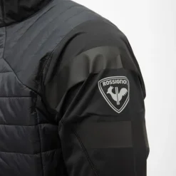 ROSSIGNOL Blouson matelassé col montant softshell col montant avec bandes réfléchissantes Homme NOIR Hot