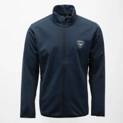 ROSSIGNOL Blouson softshell de sport léger col montant Homme BLEU FONCE New