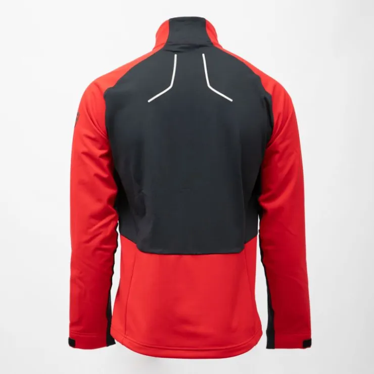 ROSSIGNOL Blouson uni softshell avec zip logo blason Homme ROUGE Clearance