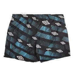 UMBRO Boardshort avec ceinture blanche motifs graphiques rouges Homme BLEU