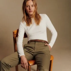 JDY Body basique jamie col rond manches longues Femme BLANC Online