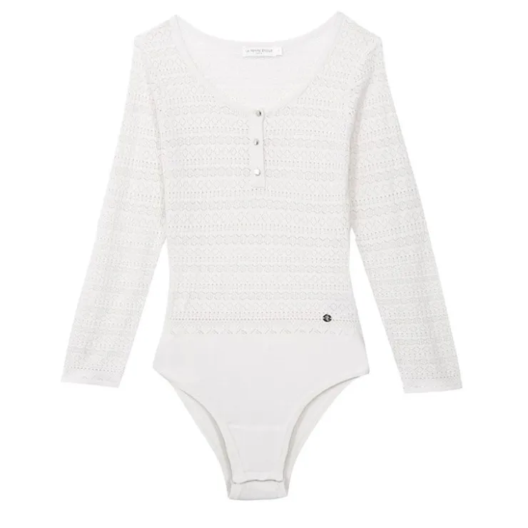 LA PETITE ETOILE Body lanya ecru Femme BLANC ECRU Outlet