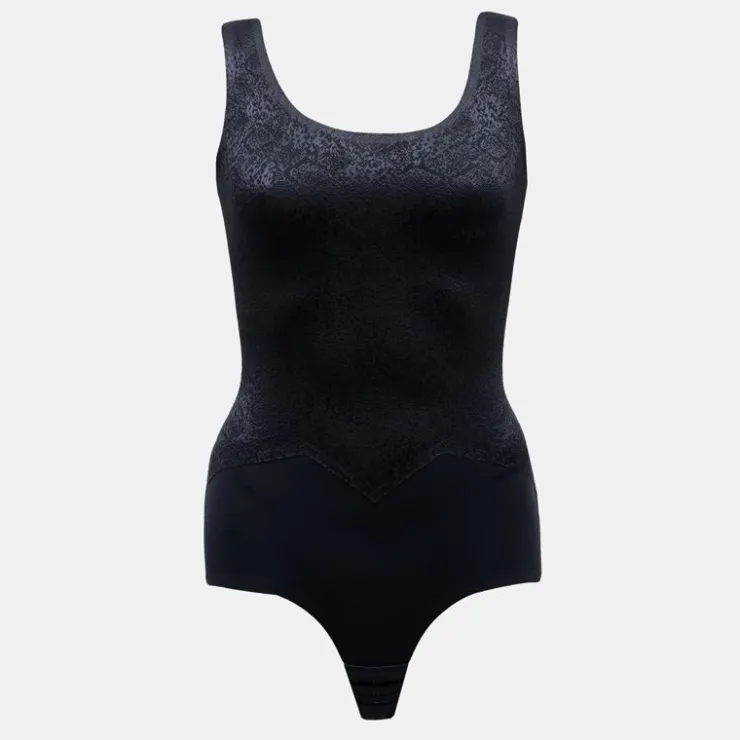 MINELLI Body élégance ultra confort imprimé animal victory Femme BLEU FONCE Clearance