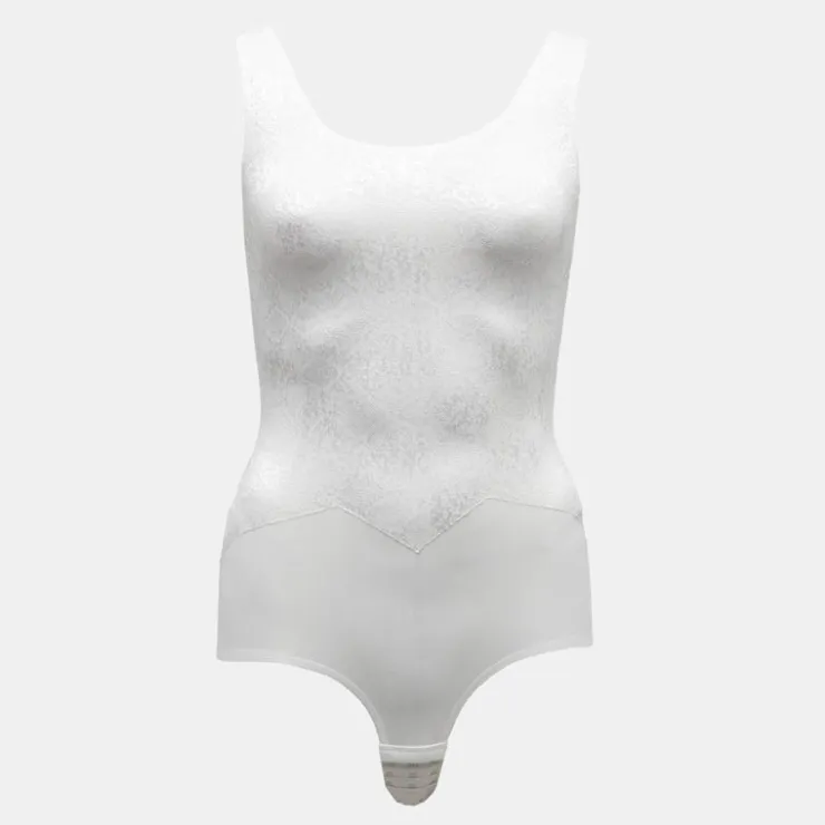 MINELLI Body élégance ultra confort imprimé animal victory Femme BLANC Clearance