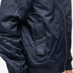 COMPAGNIE DE CALIFORNIE Bomber avec capuche sweat intégrée Homme BLEU FONCE New