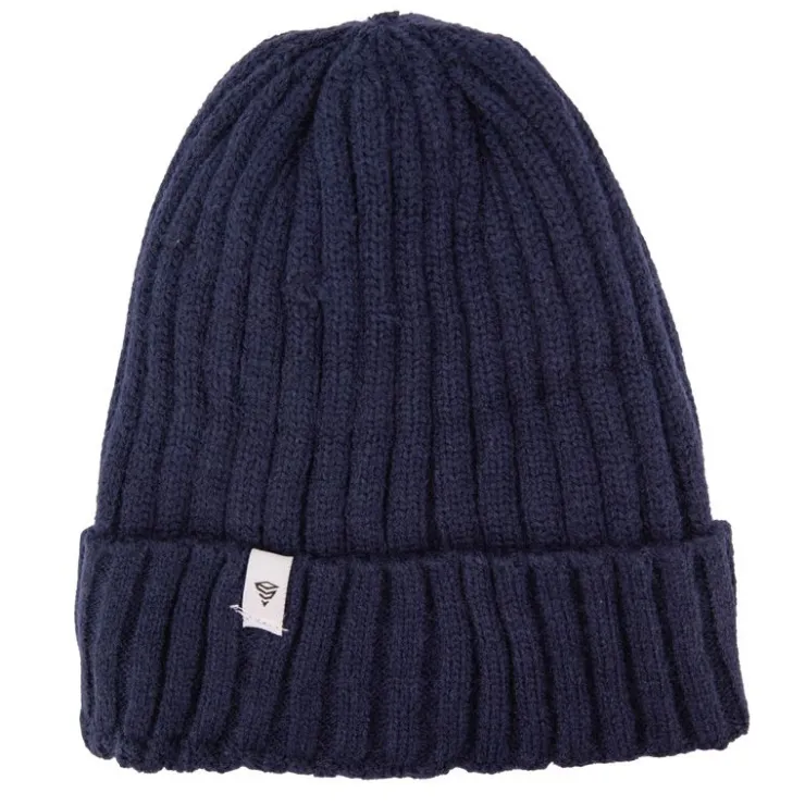 BILL TORNADE Bonnet effet côtes Mixte BLEU FONCE Online
