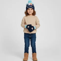 TOM & KIDDY Bonnet gants la reine des neiges Enfant BLEU