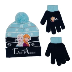 TOM & KIDDY Bonnet gants la reine des neiges Enfant BLEU