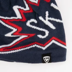 ROSSIGNOL Bonnet imprimé avec pompon Enfant BLEU FONCE Online