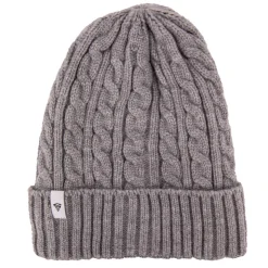 BILL TORNADE Bonnet maille torsadée Mixte GRIS